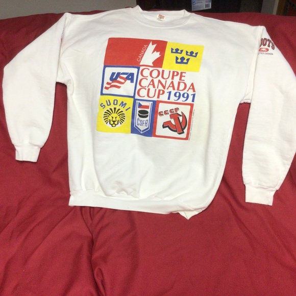 NHL VINTAGE 1991 CANADA CUP sweatshirt - Picture 1 of 3